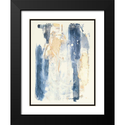 Circles and Dream II Black Modern Wood Framed Art Print with Double Matting by Combs, Joyce