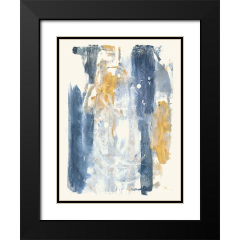 Circles and Dream II Black Modern Wood Framed Art Print with Double Matting by Combs, Joyce