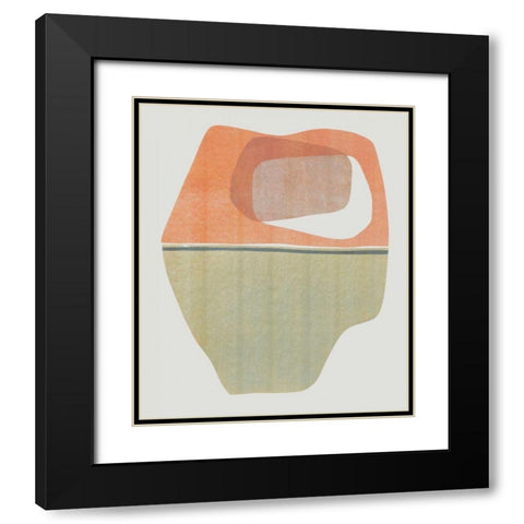 Hoodoo II Black Modern Wood Framed Art Print with Double Matting by Delamater, Rob