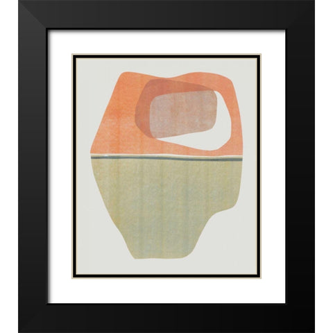 Hoodoo II Black Modern Wood Framed Art Print with Double Matting by Delamater, Rob