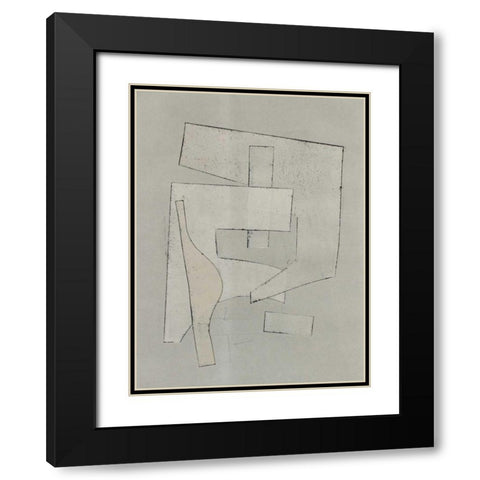 Alchemy III Black Modern Wood Framed Art Print with Double Matting by Delamater, Rob