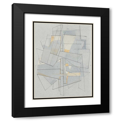 Alchemy V Black Modern Wood Framed Art Print with Double Matting by Delamater, Rob