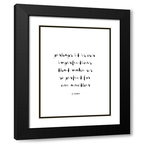 Classic Quotes I Black Modern Wood Framed Art Print with Double Matting by Fagalde, Jarman