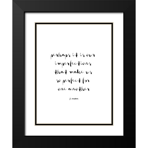 Classic Quotes I Black Modern Wood Framed Art Print with Double Matting by Fagalde, Jarman