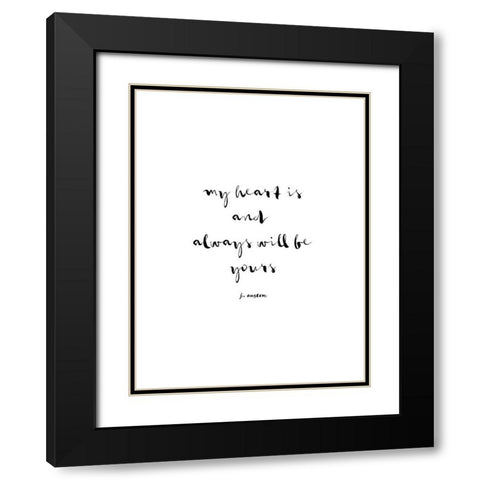 Classic Quotes II Black Modern Wood Framed Art Print with Double Matting by Fagalde, Jarman