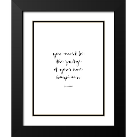 Classic Quotes IV Black Modern Wood Framed Art Print with Double Matting by Fagalde, Jarman