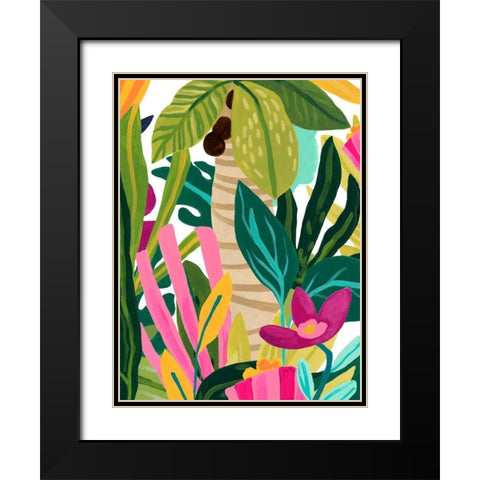 Island Thicket IV Black Modern Wood Framed Art Print with Double Matting by Vess, June Erica