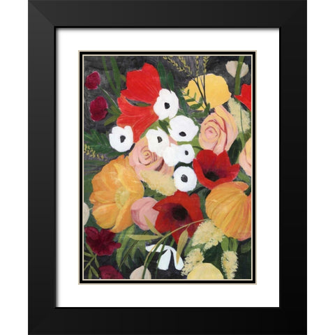 November Bouquet I Black Modern Wood Framed Art Print with Double Matting by Popp, Grace