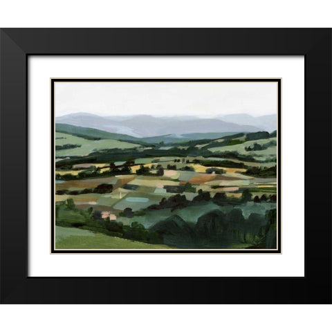 Homebound II Black Modern Wood Framed Art Print with Double Matting by Borges, Victoria