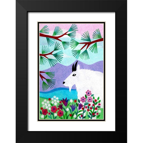 Forest Creatures V Black Modern Wood Framed Art Print with Double Matting by Conway, Kim