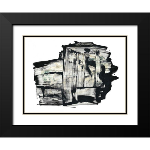 Inscrutible I Black Modern Wood Framed Art Print with Double Matting by Stramel, Renee W.