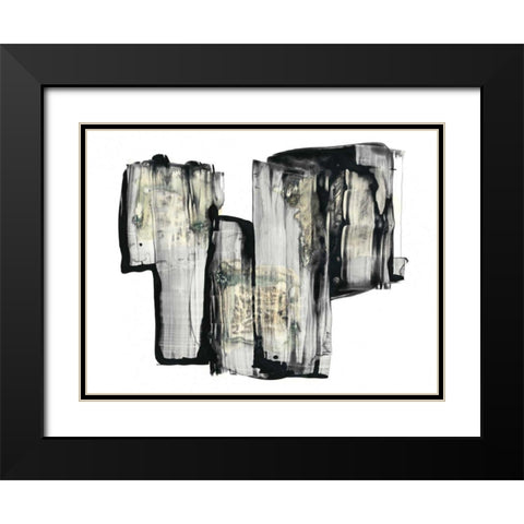 Inscrutible II Black Modern Wood Framed Art Print with Double Matting by Stramel, Renee W.