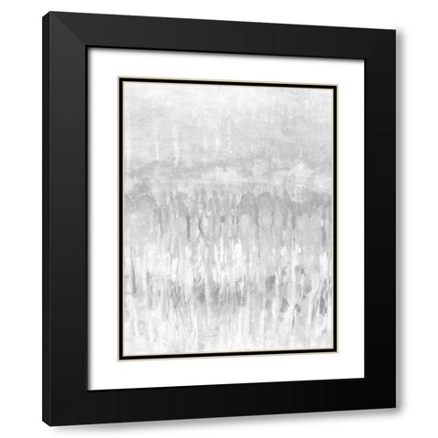 White Coast I Black Modern Wood Framed Art Print with Double Matting by Goldberger, Jennifer