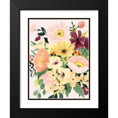 Floralist I Black Modern Wood Framed Art Print with Double Matting by Popp, Grace
