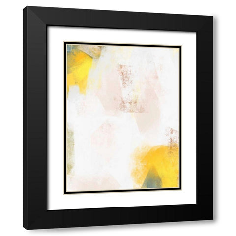 Frenzy II Black Modern Wood Framed Art Print with Double Matting by Caroline, Emma
