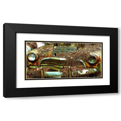 Car Graveyard III Black Modern Wood Framed Art Print with Double Matting by McLoughlin, James