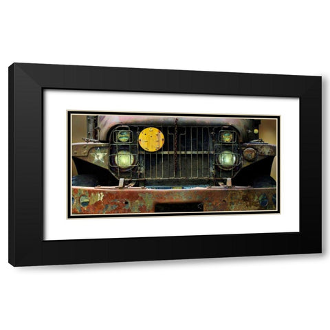 Car Graveyard IV Black Modern Wood Framed Art Print with Double Matting by McLoughlin, James