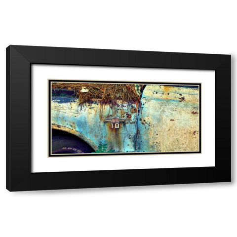 Car Graveyard IX Black Modern Wood Framed Art Print with Double Matting by McLoughlin, James