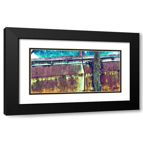 Car Graveyard XI Black Modern Wood Framed Art Print with Double Matting by McLoughlin, James