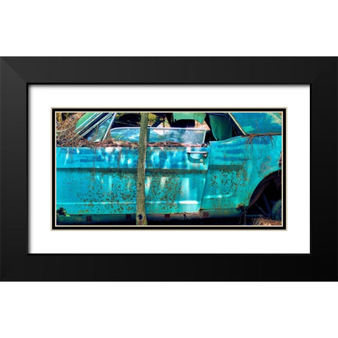 Car Graveyard XII Black Modern Wood Framed Art Print with Double Matting by McLoughlin, James