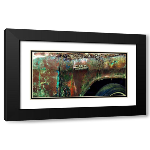 Car Graveyard XIII Black Modern Wood Framed Art Print with Double Matting by McLoughlin, James