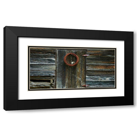Barnside I Black Modern Wood Framed Art Print with Double Matting by McLoughlin, James