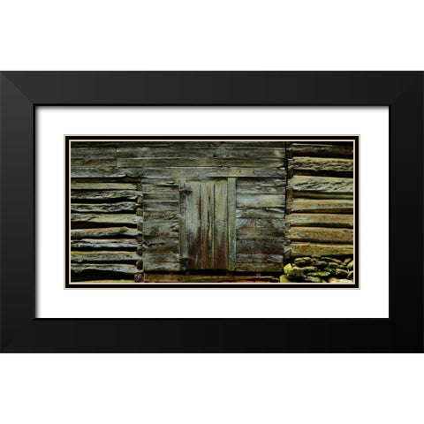 Barnside II Black Modern Wood Framed Art Print with Double Matting by McLoughlin, James