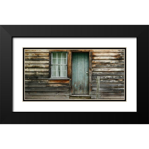 Barnside V Black Modern Wood Framed Art Print with Double Matting by McLoughlin, James