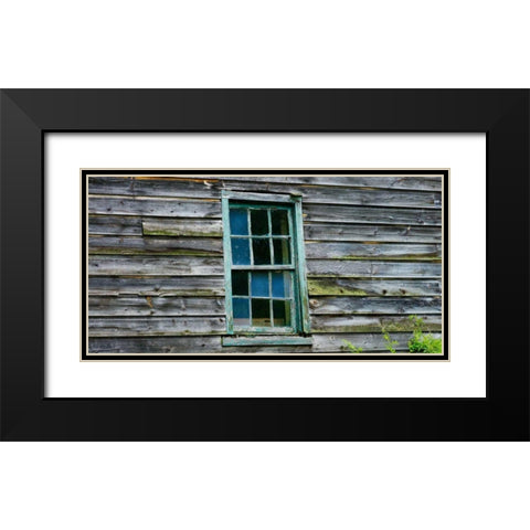 Barnside VI Black Modern Wood Framed Art Print with Double Matting by McLoughlin, James