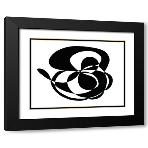 Tenuous II Black Modern Wood Framed Art Print with Double Matting by Stramel, Renee W.