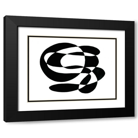 Tenuous III Black Modern Wood Framed Art Print with Double Matting by Stramel, Renee W.