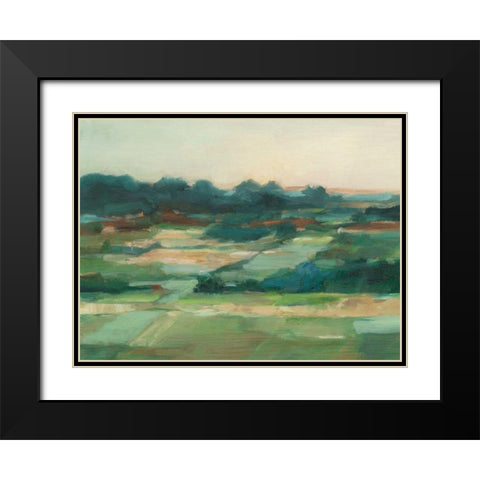 Vast Fields I Black Modern Wood Framed Art Print with Double Matting by Harper, Ethan