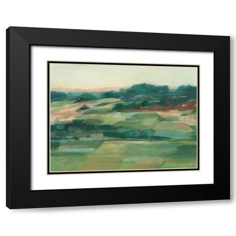 Vast Fields II Black Modern Wood Framed Art Print with Double Matting by Harper, Ethan