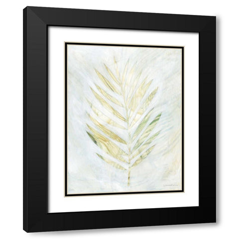 Breezy Fronds IV Black Modern Wood Framed Art Print with Double Matting by Lam, Vanna