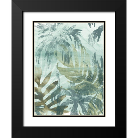 Palm Island I Black Modern Wood Framed Art Print with Double Matting by Vess, June Erica