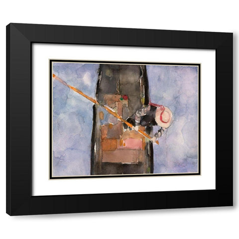 Above the Gondola I Black Modern Wood Framed Art Print with Double Matting by Dixon, Samuel