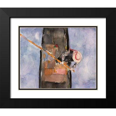 Above the Gondola I Black Modern Wood Framed Art Print with Double Matting by Dixon, Samuel