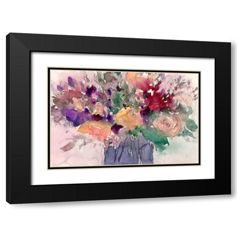 Wild Beauty I Black Modern Wood Framed Art Print with Double Matting by Dixon, Samuel