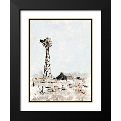 Rustic Prairie I Black Modern Wood Framed Art Print with Double Matting by Harper, Ethan