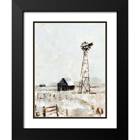 Rustic Prairie II Black Modern Wood Framed Art Print with Double Matting by Harper, Ethan