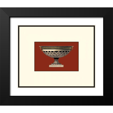 Small Antique Vase III Black Modern Wood Framed Art Print with Double Matting by Antonini, Da Carlo