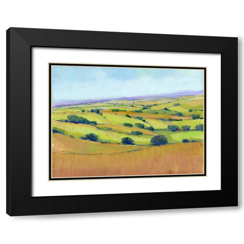 Patchwork Vista I Black Modern Wood Framed Art Print with Double Matting by OToole, Tim