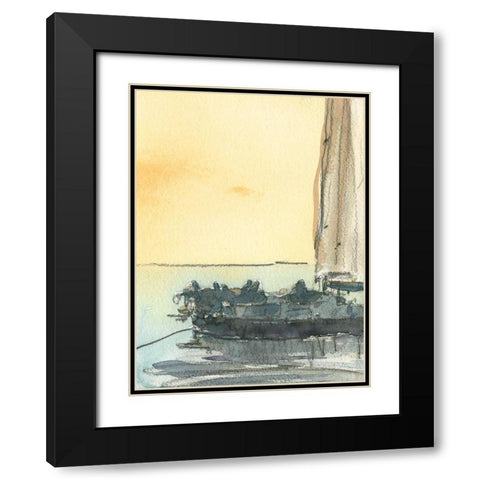 Kent Island I Black Modern Wood Framed Art Print with Double Matting by Dixon, Samuel