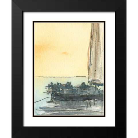 Kent Island I Black Modern Wood Framed Art Print with Double Matting by Dixon, Samuel