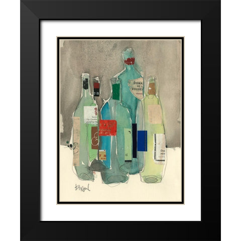 From a Private Collection I Black Modern Wood Framed Art Print with Double Matting by Dixon, Samuel