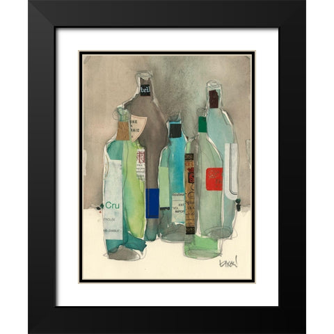 From a Private Collection II Black Modern Wood Framed Art Print with Double Matting by Dixon, Samuel