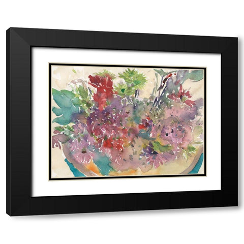 Assorted Summer Planter II Black Modern Wood Framed Art Print with Double Matting by Dixon, Samuel