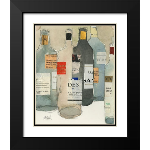 Wine Bar Moment I Black Modern Wood Framed Art Print with Double Matting by Dixon, Samuel
