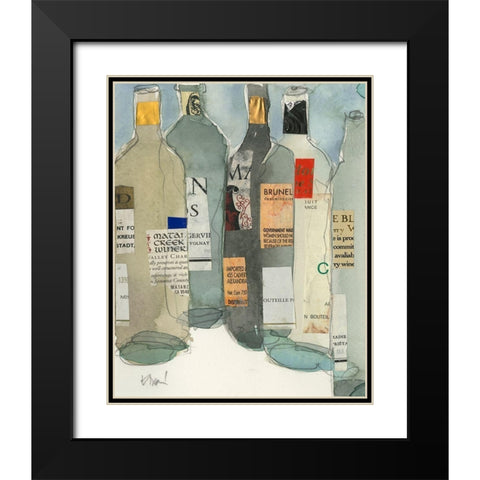 Wine Bar Moment II Black Modern Wood Framed Art Print with Double Matting by Dixon, Samuel