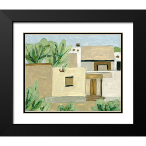 Hidden Land I Black Modern Wood Framed Art Print with Double Matting by Wang, Melissa